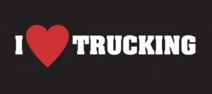 I love Trucking horizontal
