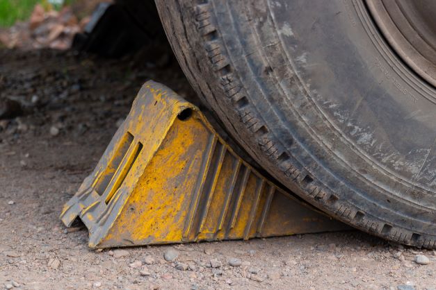Yellow Wheel Chocks