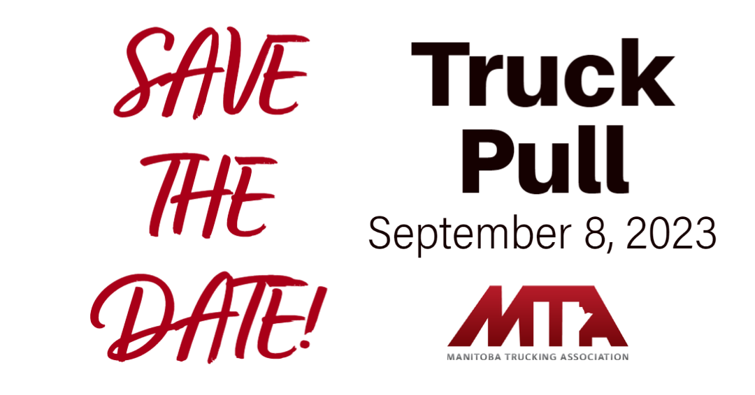 Save the date promotion for Truck Pull on September 8, 2023