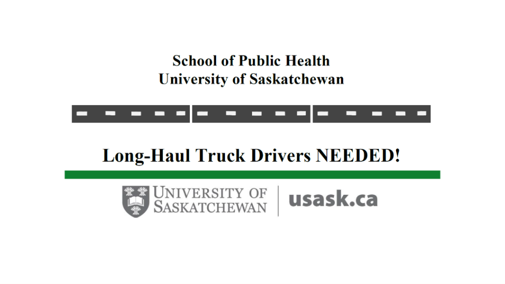 Ad searching for long haul truck drivers