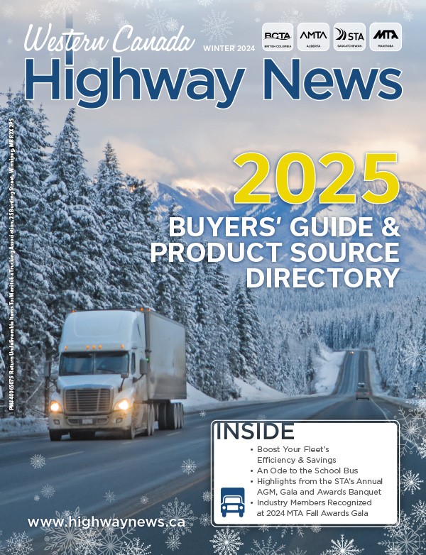 Front cover of the summer 2024 Western Canada Highway News